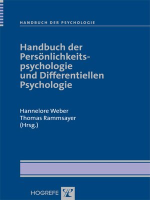 cover image of Handbuch der Persönlichkeitspsychologie und Differentiellen Psychologie